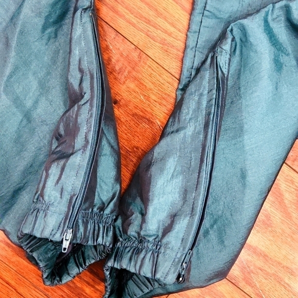 Vintage 90's Elastic Waist Windbreaker Nylon Court Athletic Pants - Picture 5 of 5